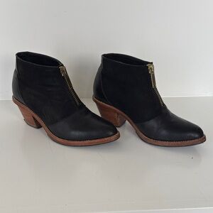 Poppy Barley Black Ankle Boots